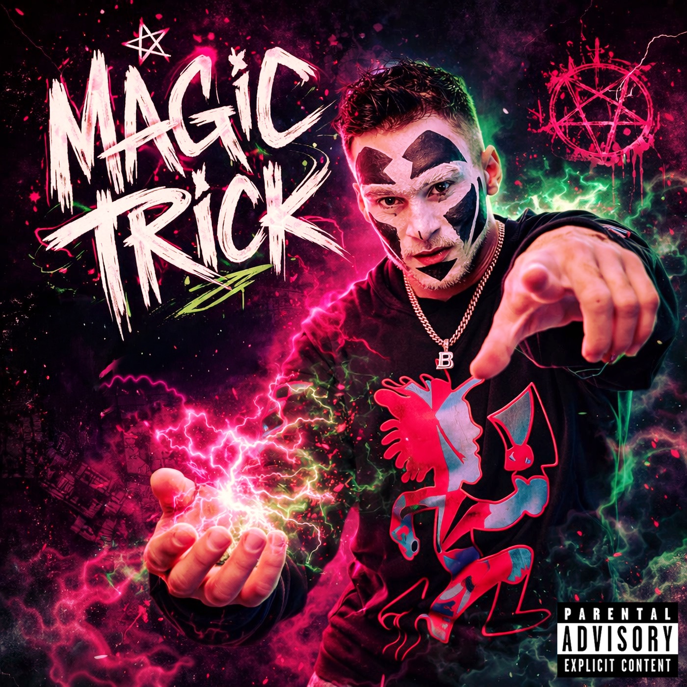 Magic Trick single cover art by RED T7GER